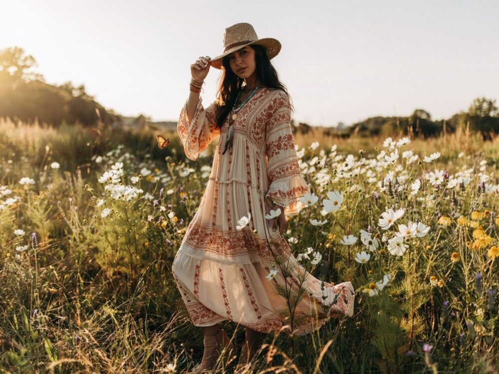 letnia sukienka boho