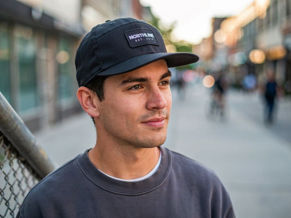 stylowa czapka z napisem snapback